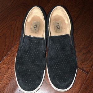 Black loafers UGG - slip ons - suede